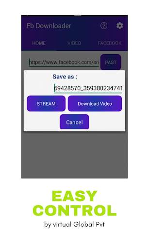 fb  video downloader by link  &  with login - 2020 screenshot 3
