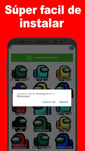 Among Us - Stikers para Whatsapp screenshot 5