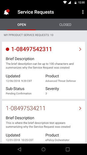 McAfee Enterprise Support screenshot 2
