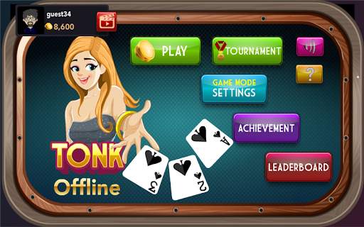 Offline Tonk - Tunk Card Game screenshot 1