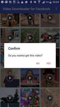 Video Downloader for Facebook screenshot 1