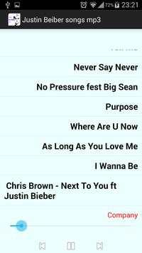 Justin Beiber songs mp3 screenshot 5