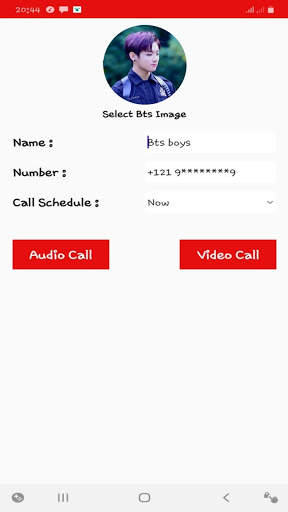jungkook : Bts Fake call you screenshot 1