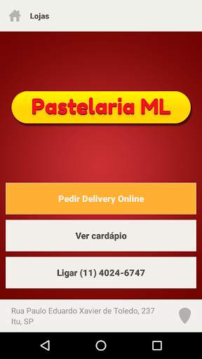 Pastelaria ML screenshot 2