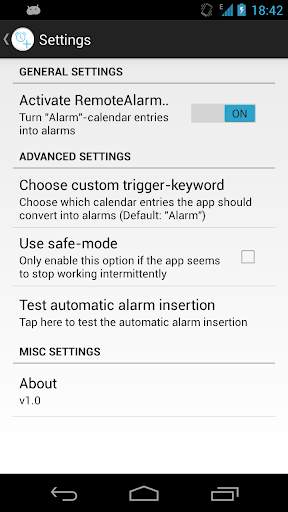 Remote Alarm Clock 2 تصوير الشاشة