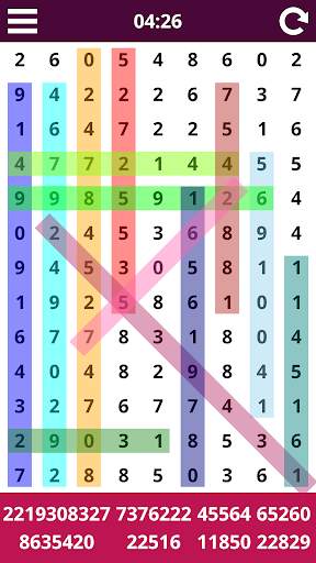 Number Search Puzzles - Number games pastime free screenshot 3