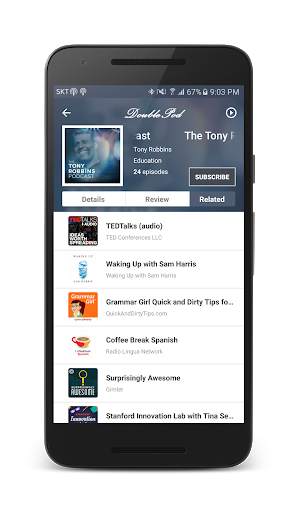 DoublePod Podcasts for android screenshot 4