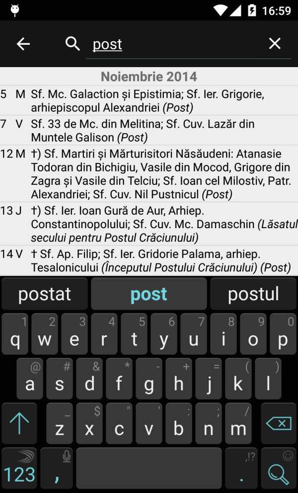 Calendar Ortodox screenshot 4