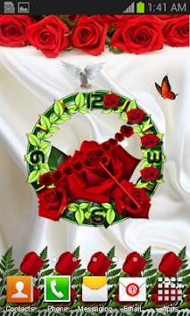Rose Flower Clock screenshot 25