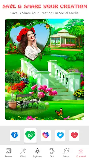 Garden Photo Frame скриншот 6