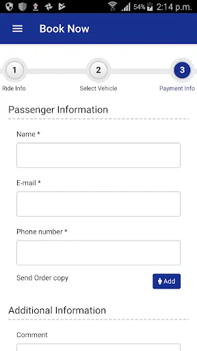 Andromide Cab screenshot 2