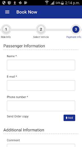 Andromide Cab screenshot 2