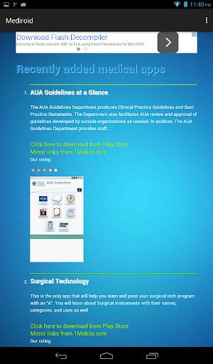 Mediroid | free medical apps screenshot 9