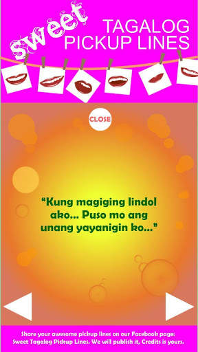 Sweet Tagalog Pickup Lines New screenshot 2
