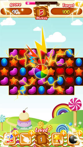 Sweet candy garden blast screenshot 2