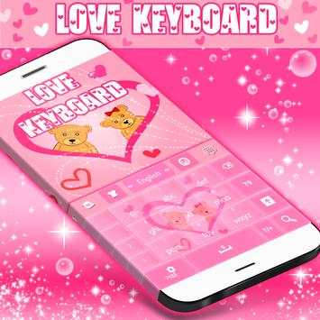 Pink Love Keyboard Free 4 تصوير الشاشة
