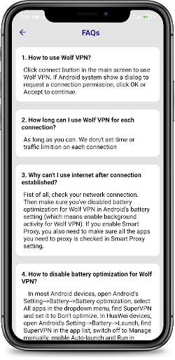 Wolf VPN - Free VIP Servers for Self Clicking screenshot 5
