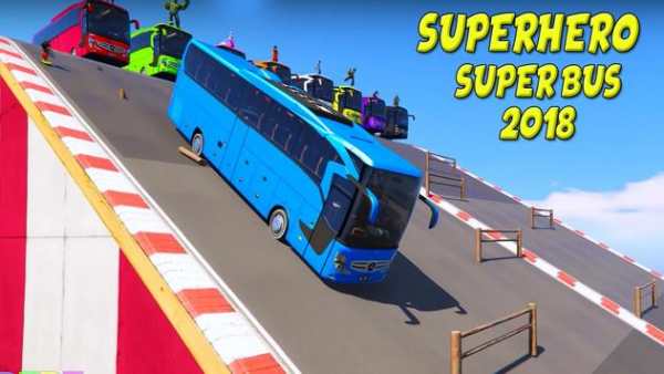 Superhero Super Bus Simulator 2018 screenshot 3