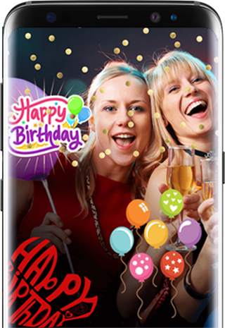 Birthday Background Vector screenshot 2