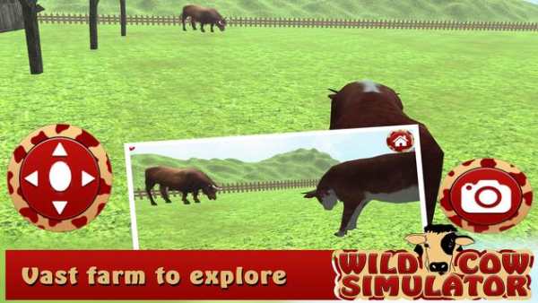 Wild Cow Simulator 3D Game screenshot 1