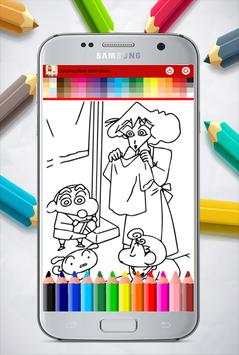 Shinchan Coloring Game screenshot 5