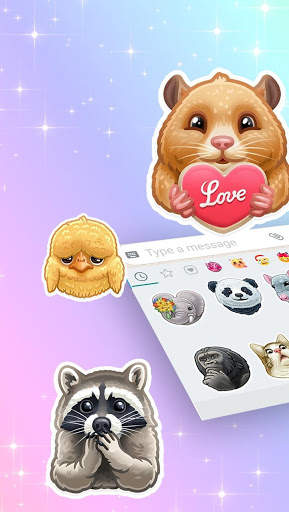 Funny Animal Stickers - Add to Chats App (Free) screenshot 3