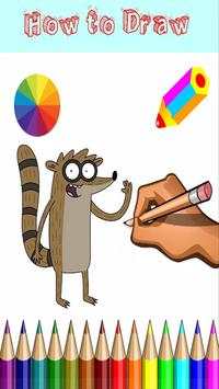 How To Draw : regular show screenshot 4