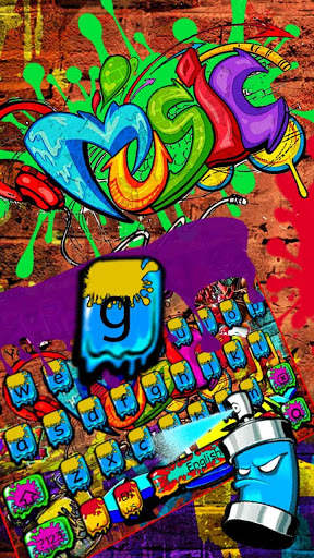 Street Music Graffiti Keyboard screenshot 1