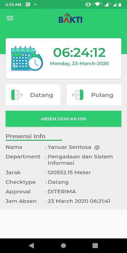 Bakti Kominfo Mobile e-Presensi screenshot 3