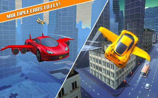 Flying Car 3D: Race Car Simulator 2017 screenshot 16