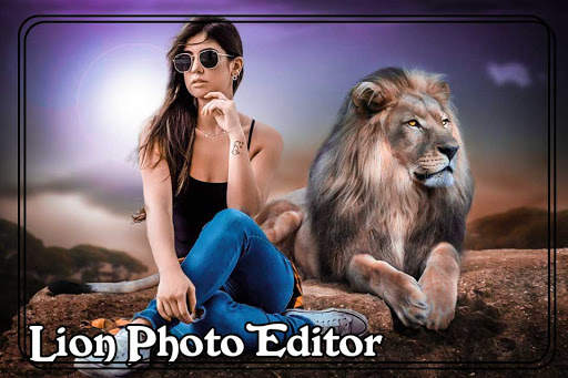 Lion Cut Paste Photo Editor screenshot 2