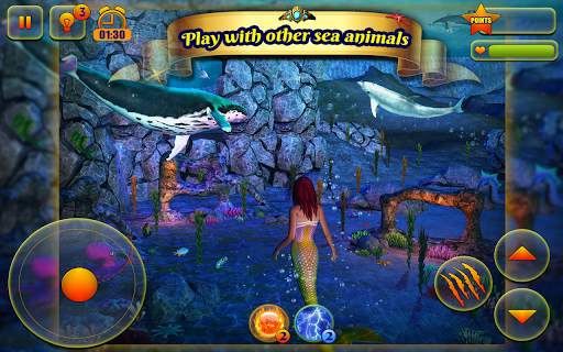 Cute Mermaid Simulator 3D screenshot 14