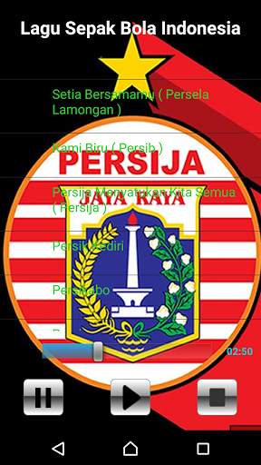lagu sepak bola indonesia screenshot 5