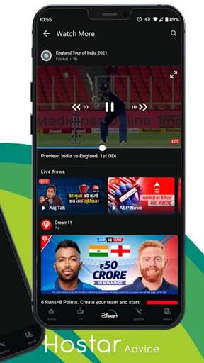Hotstar Free - Hotstar Live Cricket Hotstar Guide screenshot 2
