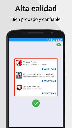 Antivirus Android screenshot 2
