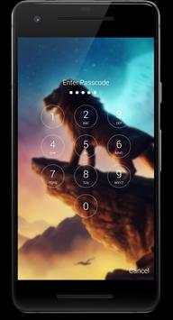 Lion King Of The Forest HD Lock Screen screenshot 7