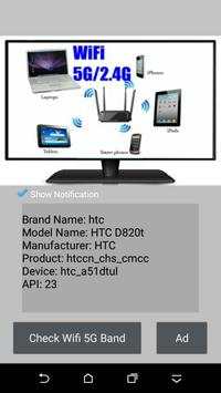 Wifi 5G Band screenshot 1
