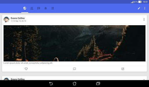 Social App - Material UI Template screenshot 8