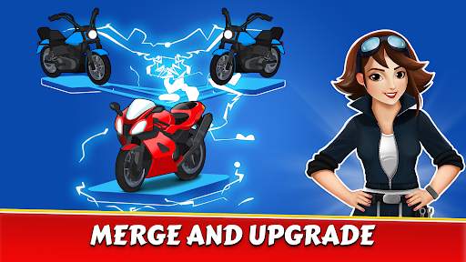 Merge Bike game Idle Tycoon screenshot 6