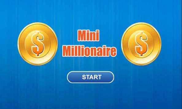 Mini Millionaire स्क्रीनशॉट 1