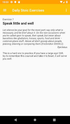 Daily Stoic Exercises स्क्रीनशॉट 2