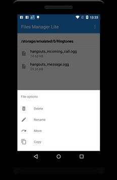 File Manager Lite screenshot 6