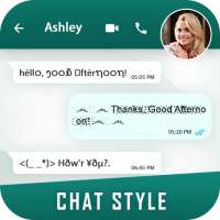 Chat Style, Stylish Fonts & Keyboard for Whatsapp logo