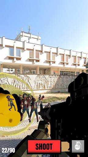Virus Zombie shooting game - AR screenshot 3