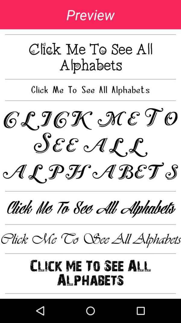 Font Styles screenshot 4
