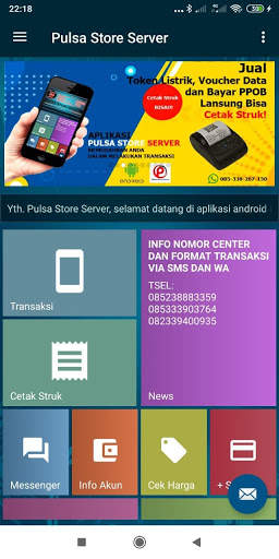 Pulsa Store Server screenshot 2