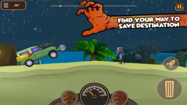Zombie Killer Car Racing 3D screenshot 1