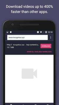 Downloader and Private Browser screenshot 2