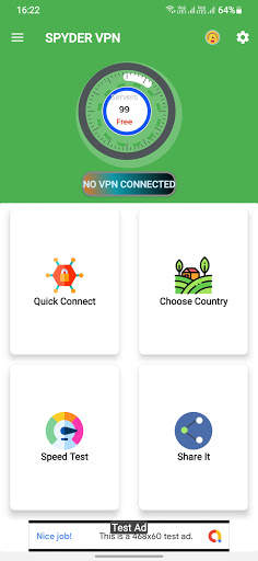 Fast, Free & Secure VPN - SPYDER VPN screenshot 2