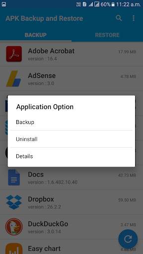 Apk Backup & Restore скриншот 4